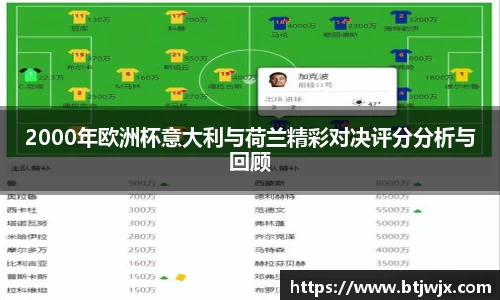 2000年欧洲杯意大利与荷兰精彩对决评分分析与回顾